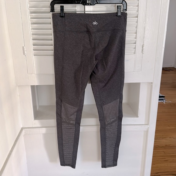 ALO Grey Moto Leggings with Pocket, Size M - Picture 2 of 7